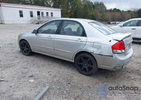 2008 Kia Spectra Ex из США, поврежденный, VIN KNAFE121585492009